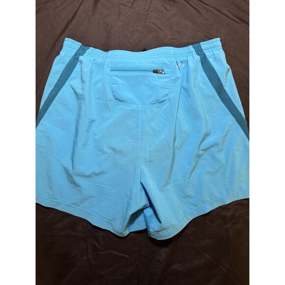 Nike Dri-Fit Womens Running Shorts S Blue With Back Zip Pocket & Elastic Waist - Picture 6 of 7